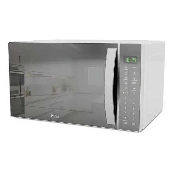 Micro-ondas Philco 28L 1100W Limpa Fácil Tira Odor PMO31E