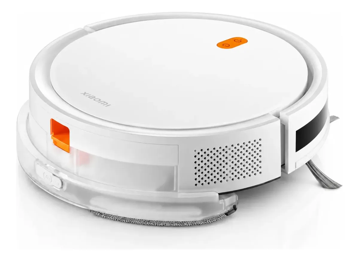 Robô Aspirador Xiaomi Passa Pano Vacuum Robot E5 Branco
