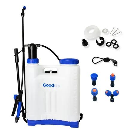 Pulverizador Manual Costal Agrícola 20 Litros Máquina Passar Veneno Insetos Gjp200 Goodjob Branco