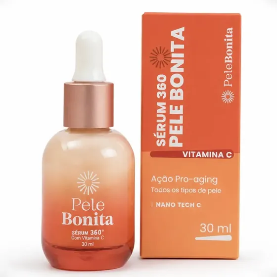 Sérum 360 Vitamina C Clareador Antirruga Lifting Facial 30ml Momento De Aplicação Dia/noite Tipo De Pele Todo Tipo De Pele