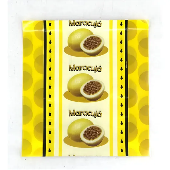 Embalagem Para Trufas E Bombom 15x16cm 100 Unidades Aliança Cor Maracujá