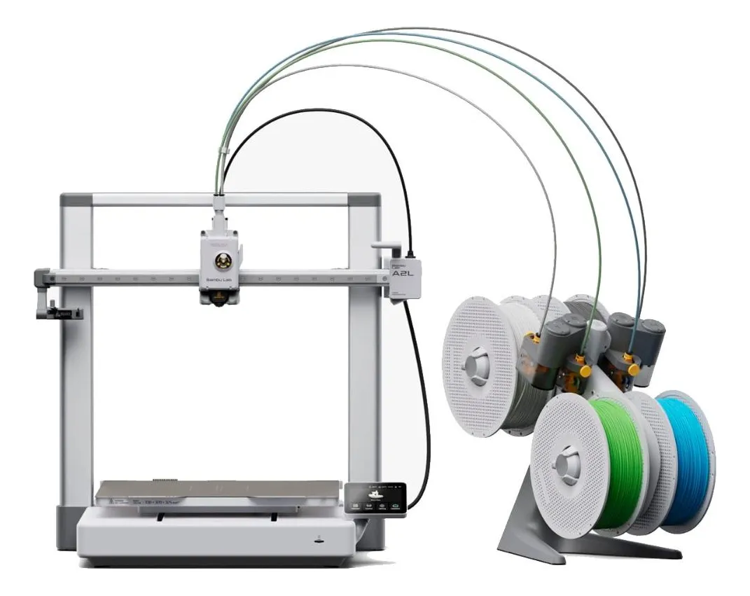 Impressora 3d Fdm Bambu Lab A2l Combo Com Ams Lite 220v Cinza