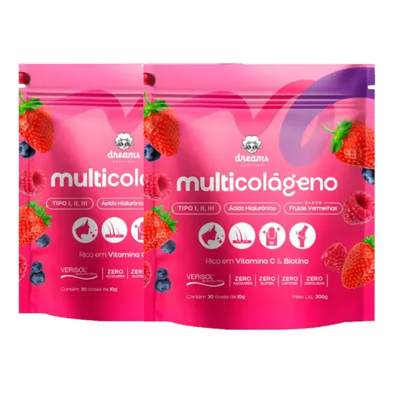 Multi Colágeno Dreams Nutrition kit 2 unidades 300g