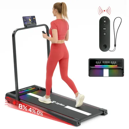 Esteira Elétrica JoyRun Dobrável com 2.0 HP, 12 Km/h e Inclinação para até 120 Kg