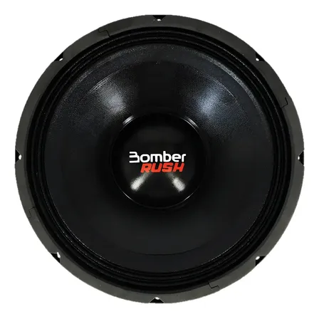 Woofer 12 Polegadas Bomber Rush 2.0k 1000w Rms 8 Ou 4 Ohms Cor Preto - 8 Ohms