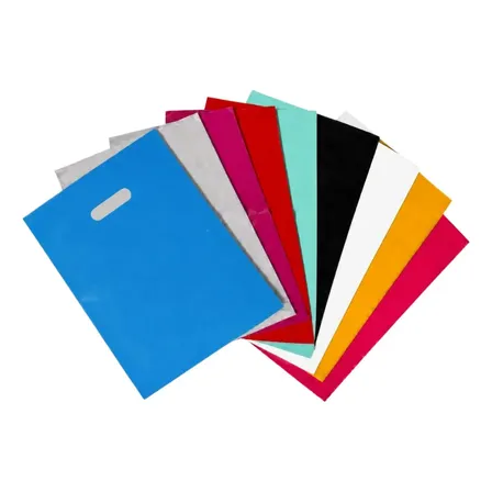 Sacola Boca De Palhaço 40x50 50 Unidades Sacolinha P/ Lojas Cor Azul Liso