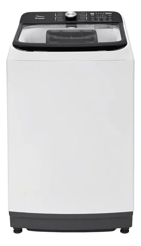Lavadora De Roupas Midea 15kg Cesto Inox 13 Programas Branca 110v Branco