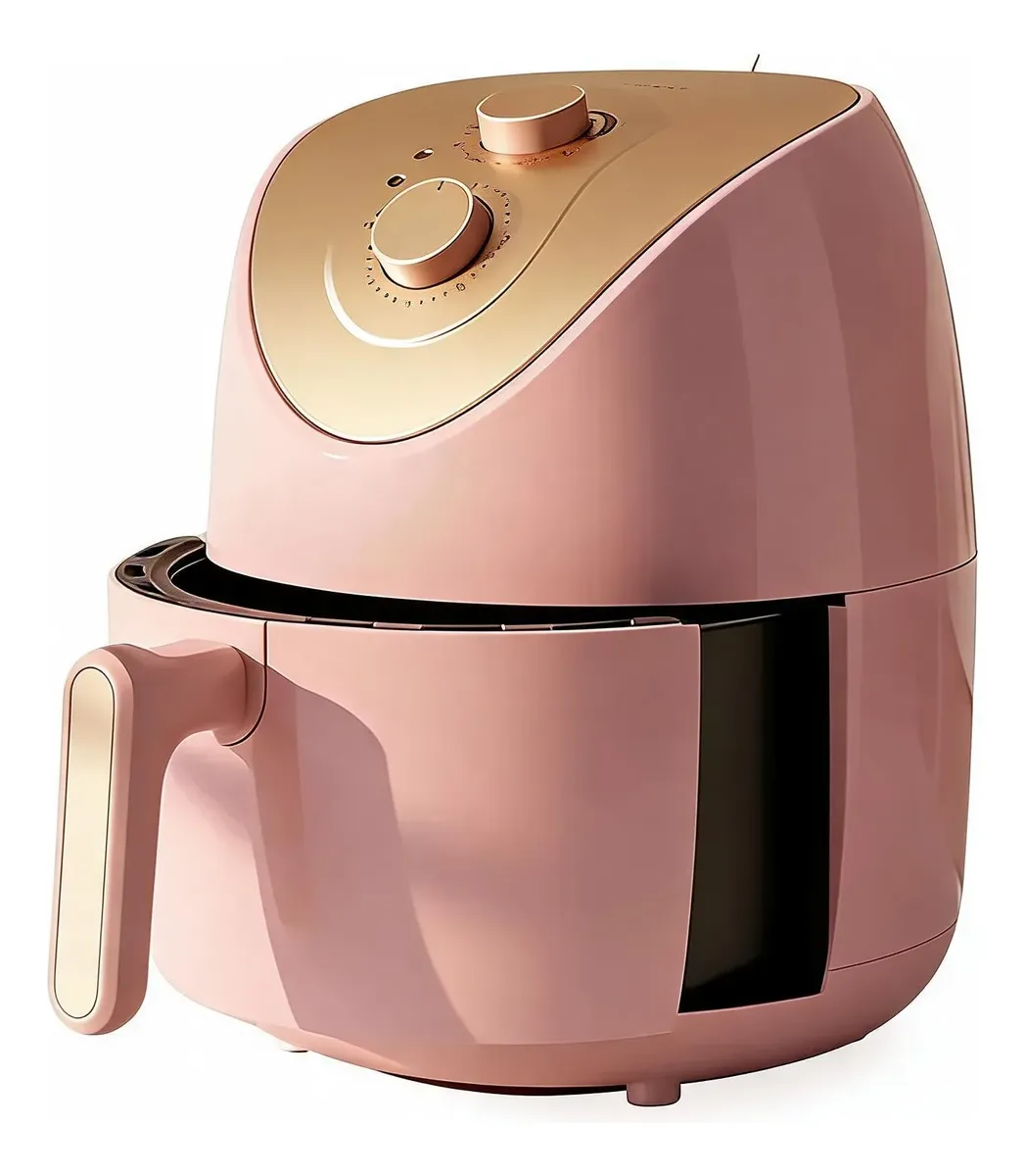 Air Fryer Homeland Fritadeira Airfryer De 4l Preta E Rosa Rosa 220v