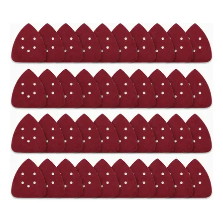 Kit 10 Jogo 4 Lixa Orbital P60, P80, P120 E P180 Com 5 Furos 2