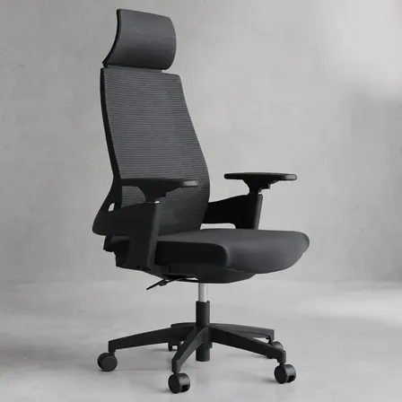 Cadeira De Escritório Ergonômica Seattle Laudo Nr-17 Luvinco Presidente Malha Respirável Tela Mesh Braço Ajustável 3d Encosto Lombar Suporta 200kg Nr17 Cor Preta Preto