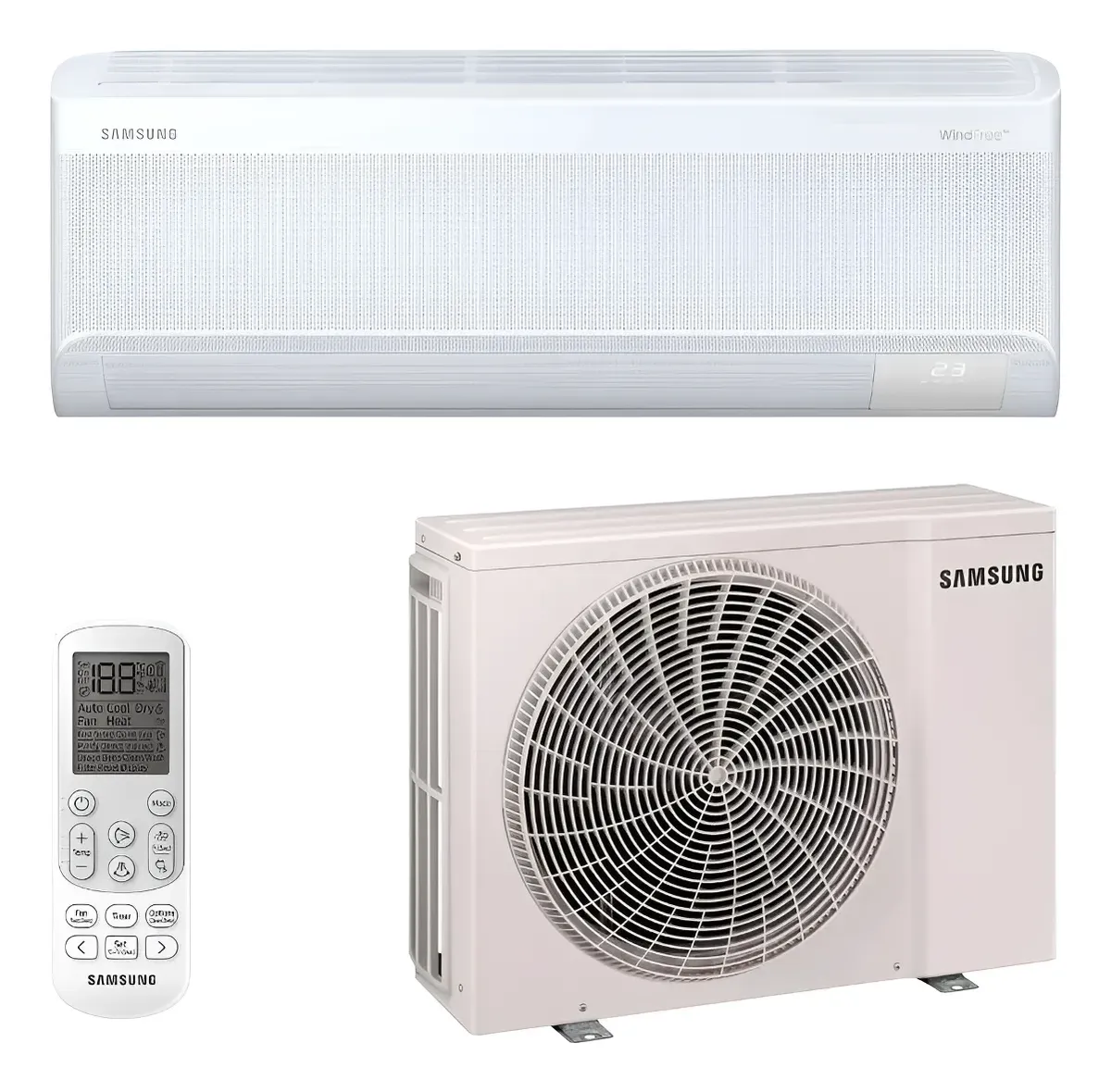 Ar Cond Split Invt Samsung Windfree Ai Pro 9000 Btu Q/f 220v