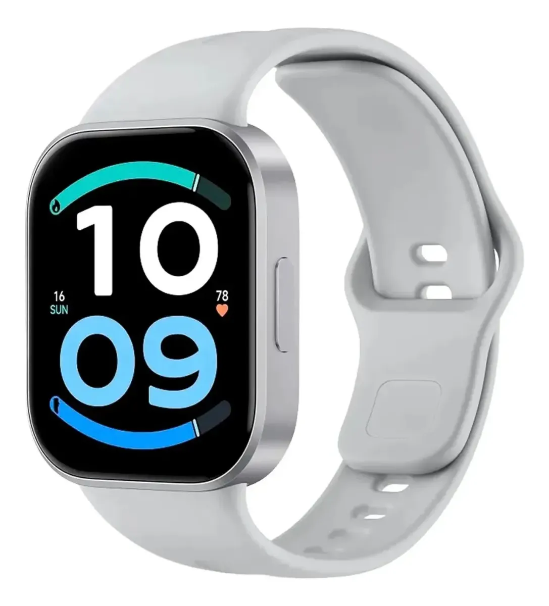 Smartwatch Xiaomi Redmi Watch 6 Active Original Esportivo Branco Silicone Prateado