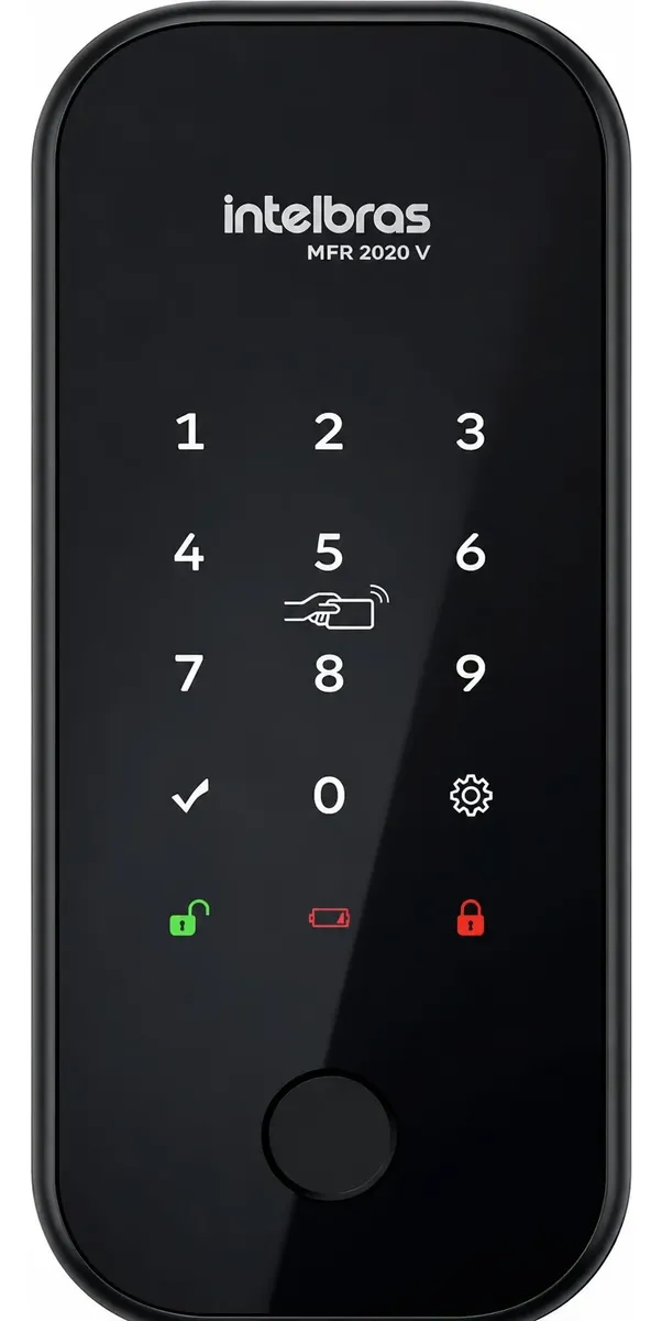 Fechadura Inteligente Sobrepor Mfr 2020 V Intelbras Outlet Preto