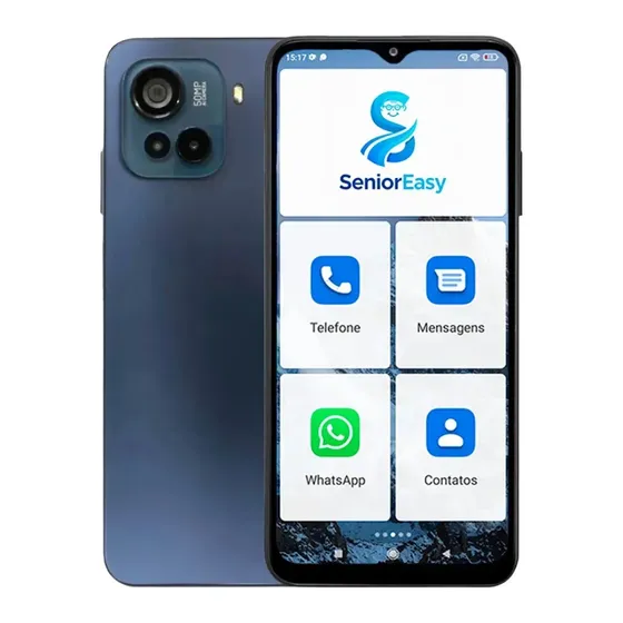 Smartphone SeniorEasy para Idosos 64gb 3gb RAM Tela Grande