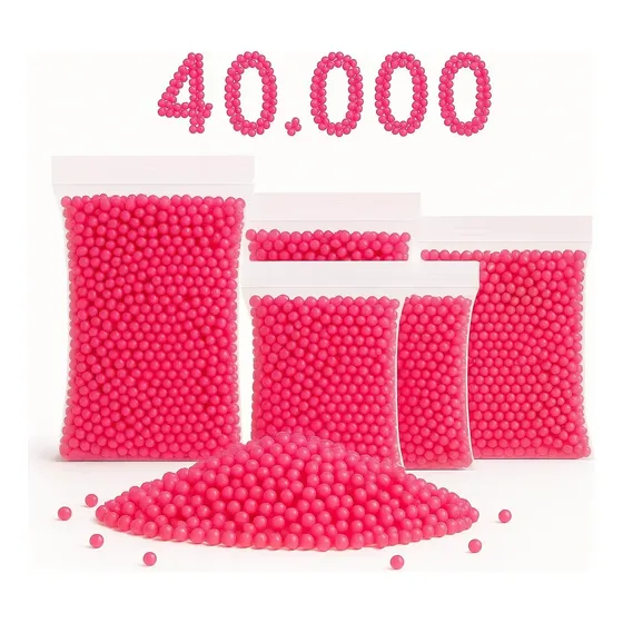 Bolinha Gel Arminha Brinquedo Arma Orbeez Decoração 40.000 Rosa