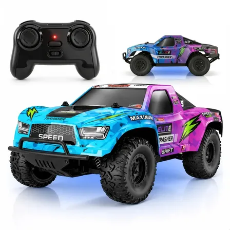 Carrinho De Controle Remoto 4x4 Off Road Brinquedo Com Luzes