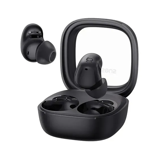 Fones De Ouvido Sem Fio Baseus Wm02s Tws Bluetooth 6.0, 7 Horas De Bateria, Driver 10mm Super Bass Ipx 5 Preto
