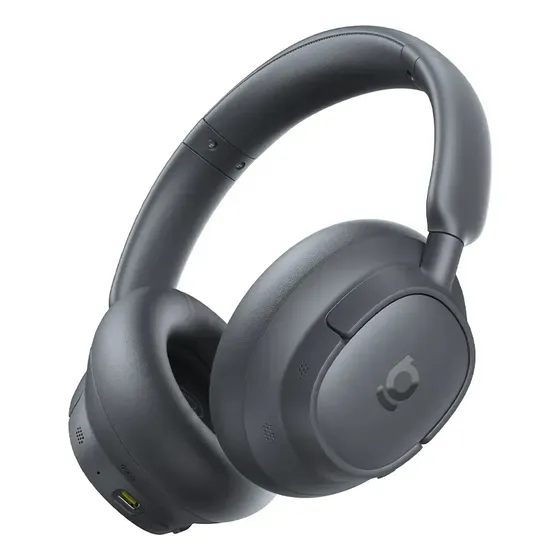 Headphone Baseus Bass BH1 NC Cinza com ANC, Áudio Hi-Res e até 80h de Bateria