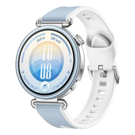HUAWEI WATCH GT 7 41mm, smartwatch com modos de esqui e ciclismo, smartwatch com pulseira EasyCross, até 14 dias de bateria, Índice de Prontidão Física, monitoramento de frequência cardíaca, Azul
