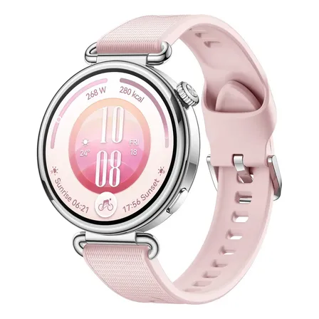 HUAWEI WATCH GT 7 41mm, smartwatch com modos de esqui e ciclismo, smartwatch com pulseira EasyCross, até 14 dias de bateria, Índice de Prontidão Física, monitoramento de frequência cardíaca, Rosa