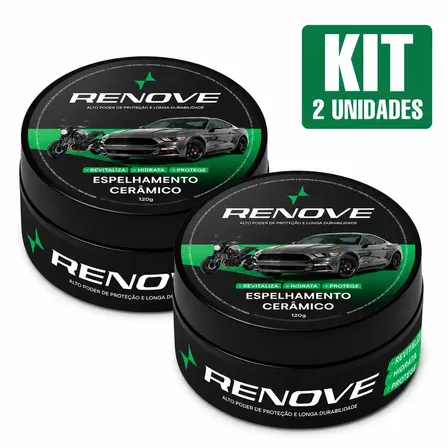 Cera Automotiva de Carnauba Renove Polimento Riscos Queimados Brilho