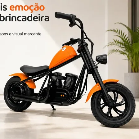 Moto Elétrica Infantil Zippy Toys 24v Laranja
