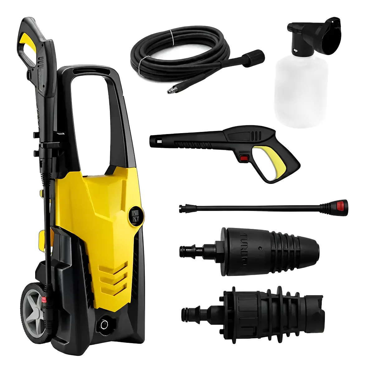 Uso Em Carro Casa E Comercio Equipamento De Limpeza Ipc Ikon Preto E Amarelo 220 60