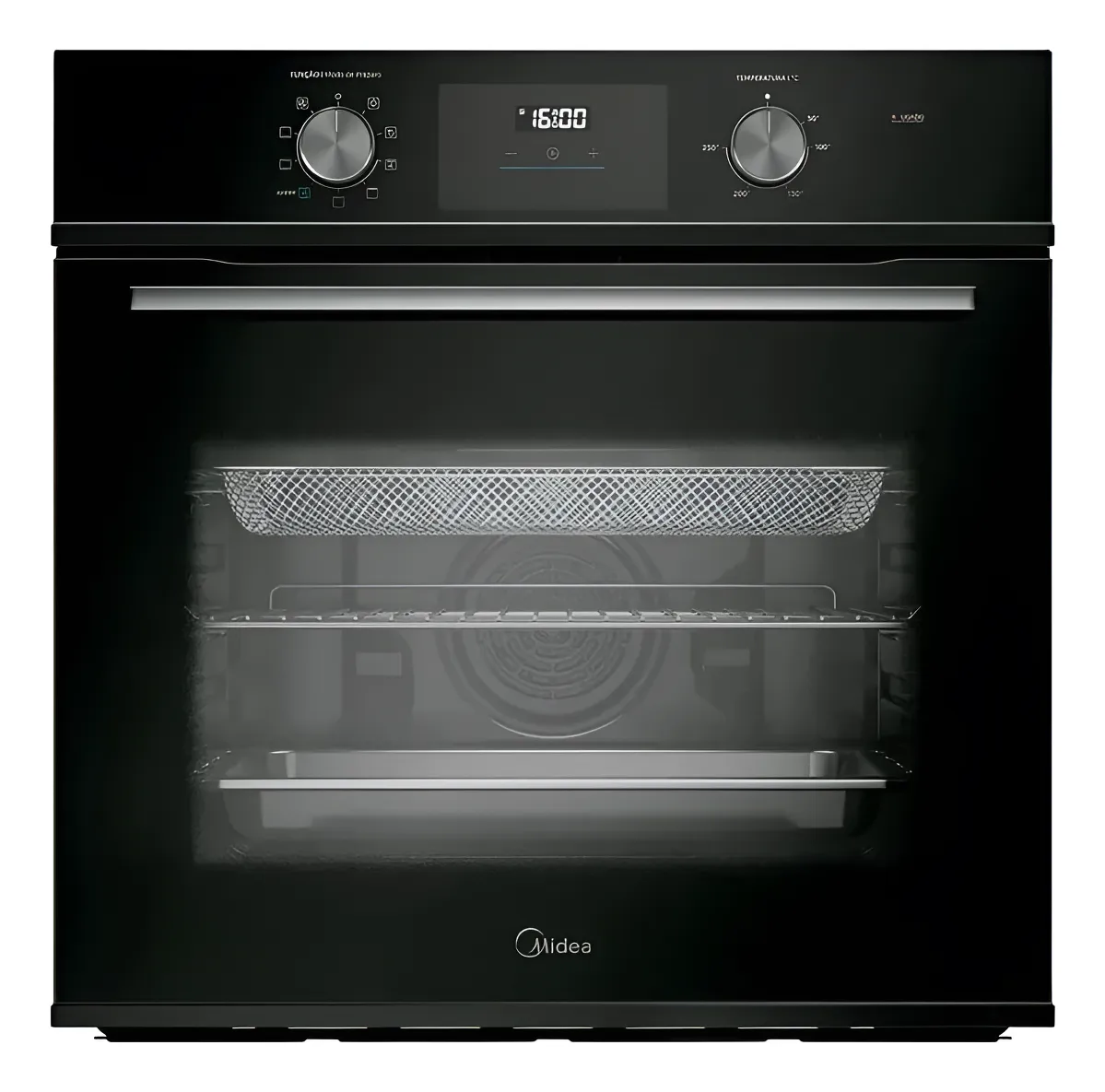 Forno Elétrico De Embutir Midea Tsd80p2 80l Preto Digital 220v Preto