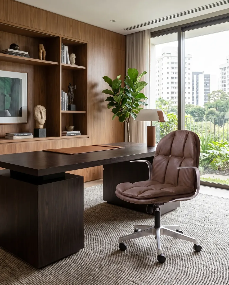 Cadeira Office Bilbao Design Alto Padrão Giratória