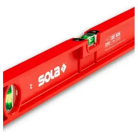 Nivel 2 Bolhas Pf 60cm Perfil I Em Plastico Abs - Sola