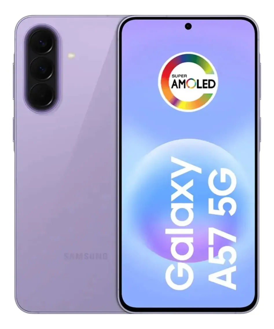 Celular Samsung Galaxy A57 5g 256gb 8gb Ram Lilás Lilás