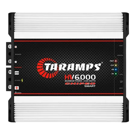 Modulo Amplificador Taramps Hv 6000 Chipeo Smart 6000w Rms Branco