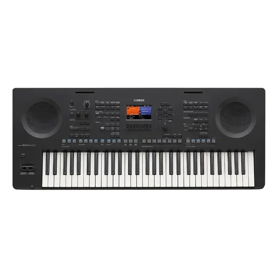 Teclado Yamaha Psr-sx620 61 Teclas Preto
