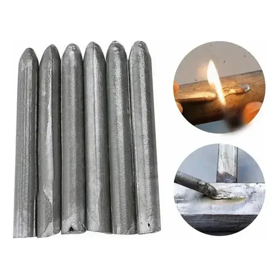 Kit 30 Barras Solda Baixa Temperatura Fácil Derreter Reparo Aluminio Ferro Cobre Multiuso Reparos Domésticos