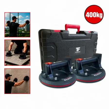 Kit De 2 Ventosas De Sucção Tosfer Elétricas Para Pisos E Vidros Com Painel Digital Bivolt