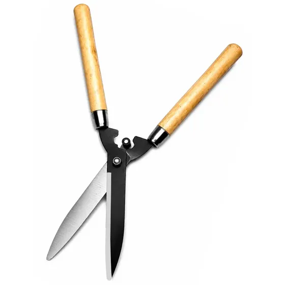 Tesourão de Poda Manual com Cabo de Madeira 50cm para Jardinagem