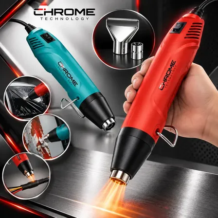 Soprador Térmico De Ar Quente Portátil Com Bico 320w Assoprador Termico Profissional Sortido 127v