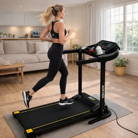 Esteira Elétrica AVX 1000 Profissional Dobrável com Bluetooth e 12 km/h