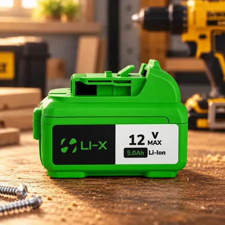 Bateria 12V 5Ah Compatível DeWalt Li-Ion MAX Recarregável BR