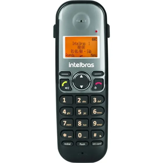 Telefone Sem Fio Intelbras Ts 5120 Preto Preto