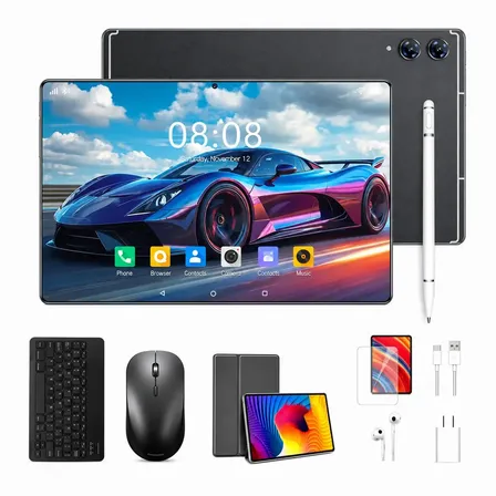 Zeeno Tablet S13 Ultra 512gb 16gb Ram Tela 11.6 2.5k Bateria 8800mAh Câmera 24MP + 48MP Kit Completo Teclado, Mouse e Caneta Preto
