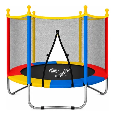 Cama Elástica Colorida 140cm X 120cm Até 80kg - Castela