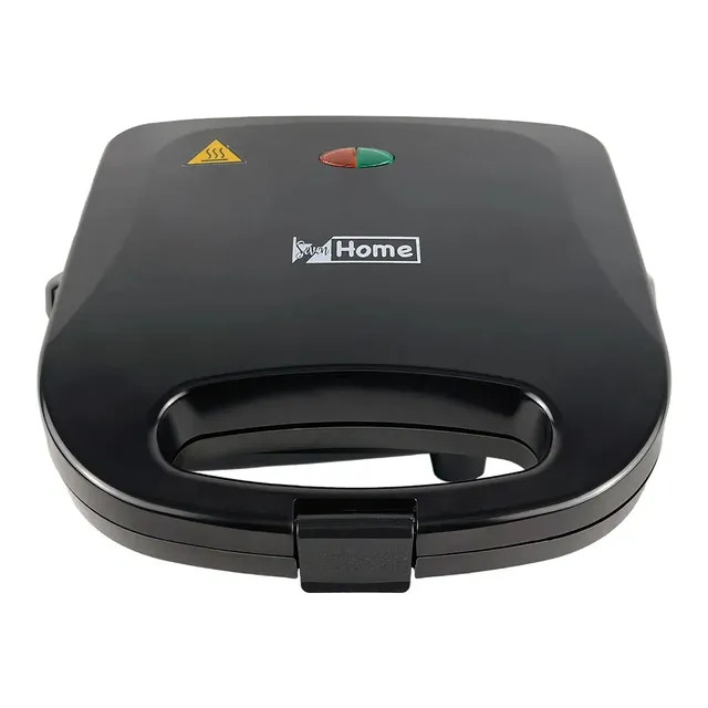 Sanduicheira Grill Antiaderente Preta 750w San004 - Seven Home Preto 127v