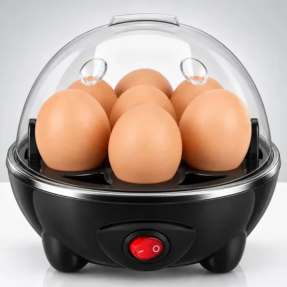 Cozedor de Ovos Eletrico Aparelho de cozimento a vapor EPS-1258 Epsilon Portátil Cor Preto