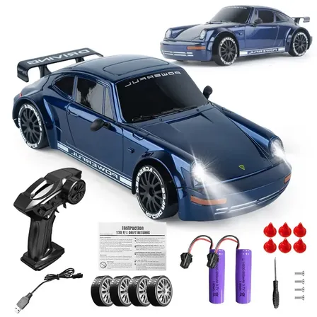 4wd Carrinho Controle Remoto Drift Com 2 Bateria Recarregável,1:20