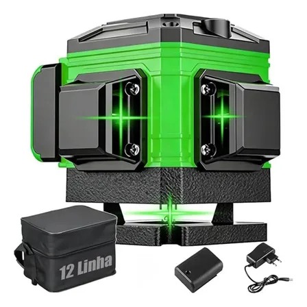 Nível Laser 12 Linhas 360° Profissional