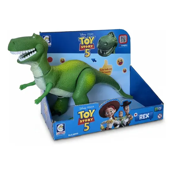 Boneco Toy Story Dinossauro Rex Articulado Pixar 40cm