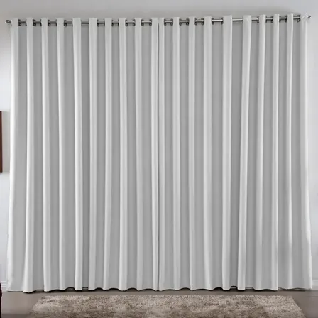 Cortina 5,00x2,50 Metros Blackout Blecaute Gelo Corta Luz Em Tecido Grosso Para Quarto E Sala Casa Laura Enxovais