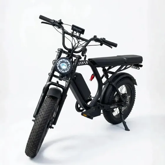 Nado K3 Bicicleta Elétrica Scooter 750w Bike Aro20 Lítio 48v Preto