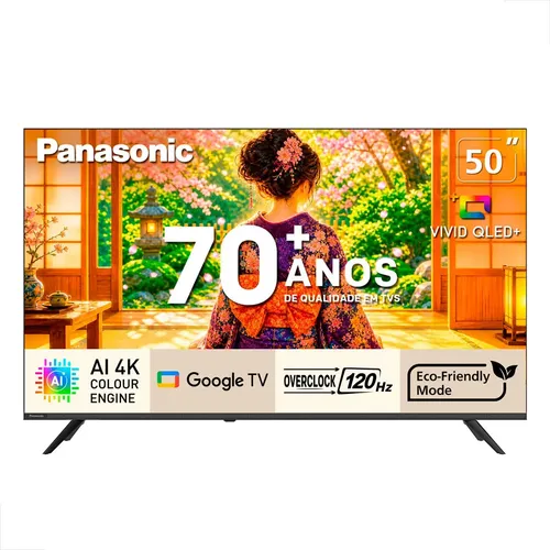 Smart Tv 50 Qled Panasonic W80cpb Google Tv Gaming Hub Audio